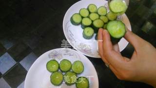 Cucumber Meatball Tower recipe