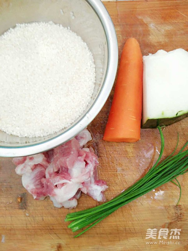 Carrot and Winter Melon Lean Pork Congee recipe