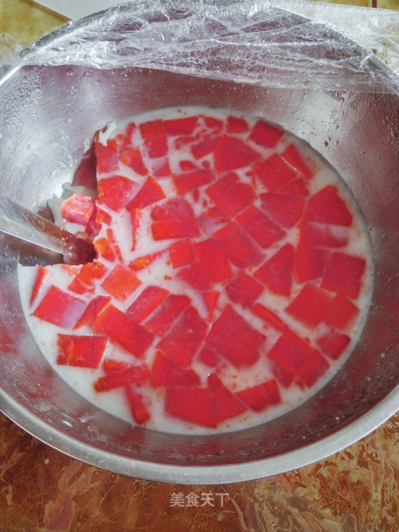 Papaya Milk Jelly recipe