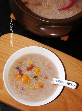 Black Millet Purple Potato Pumpkin Porridge recipe