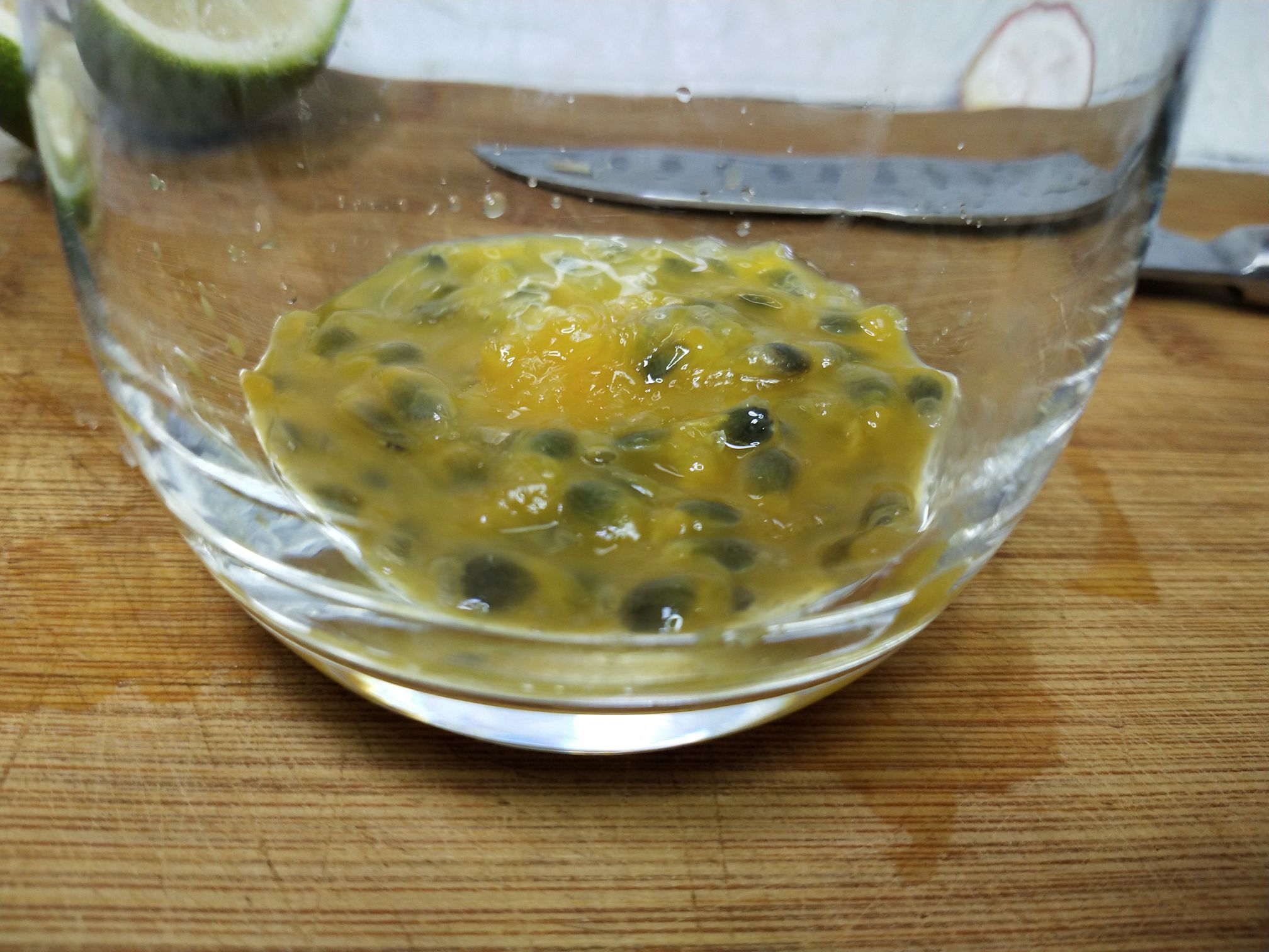 Honey Lime Passion Fruit Sparkling Water recipe