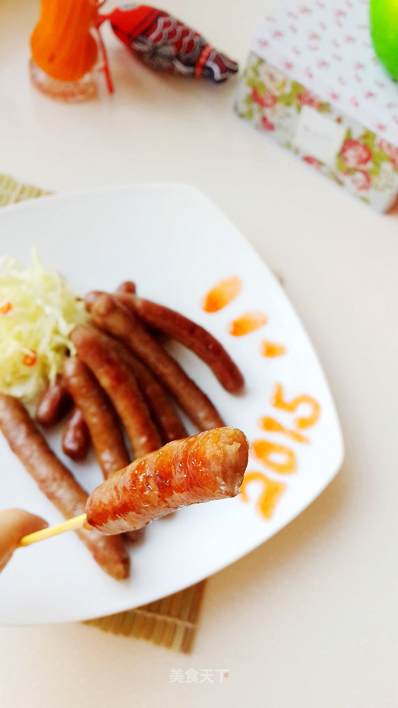 Homemade Crispy Sausages that are Indispensable for The Spring Festival recipe