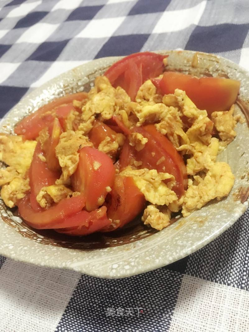 Tomatoes 🍅 Scrambled Eggs recipe