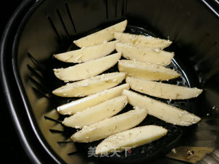 Air Fryer Roasted Herbed Potato Chips recipe