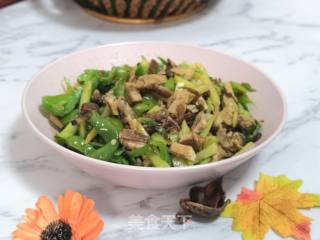 Stir-fried Pork with Green Pepper recipe