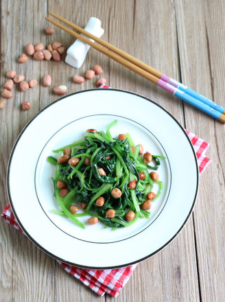 Spinach and Peanuts recipe