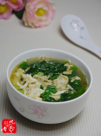 Convolvulus Leaf Egg Soup recipe