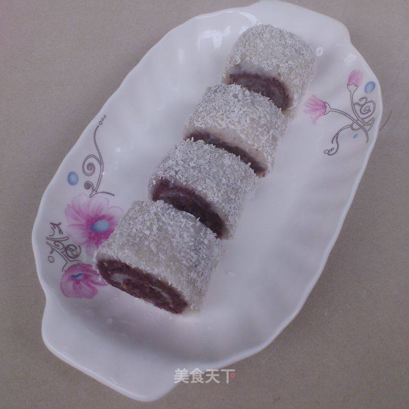 Yam Red Bean Roll recipe