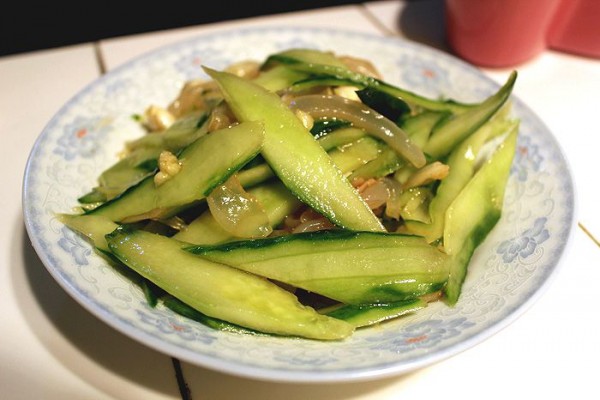 Jellyfish Mixed with Cucumber recipe