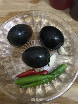 Preserved Egg with Hot Pepper recipe