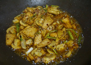 Tofu with Mushroom Oil recipe