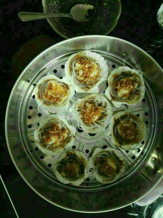Steamed Scallops with Garlic Vermicelli