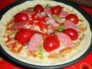 Bacon Sausage Pizza recipe