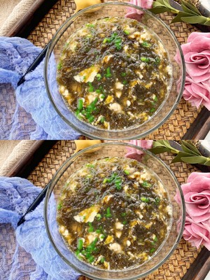 "seaweed Egg Drop Soup" is So Delicious! The Method is So Simple! recipe