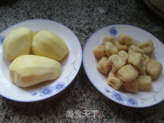 Braised Potatoes with Little Oil Tofu recipe