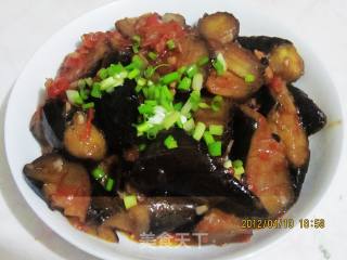 Stir-fried Eggplant with Tomatoes recipe