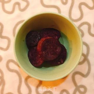 Purple Sweet Potato Thick Egg Bento recipe
