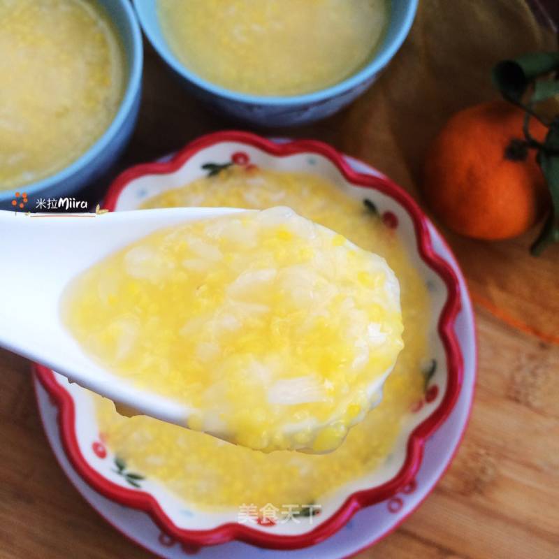 Corn Dust and Glutinous Rice Porridge recipe