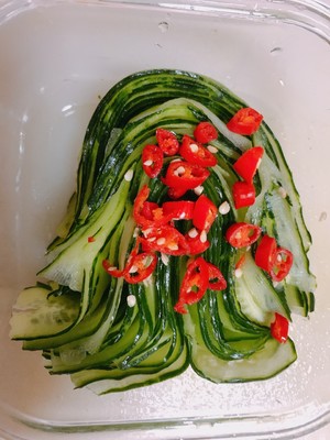 Summer Refreshing Dish "sprite Cucumber" recipe