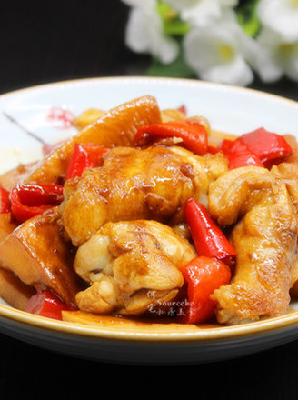 Braised Chicken with Winter Bamboo Shoots