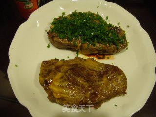 Filet Mignon with Mustard and Chives recipe