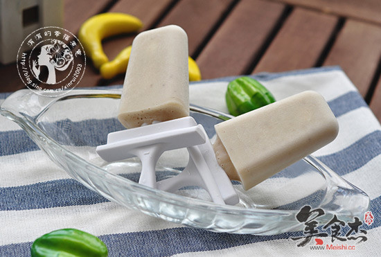 Banana Milk Popsicle recipe