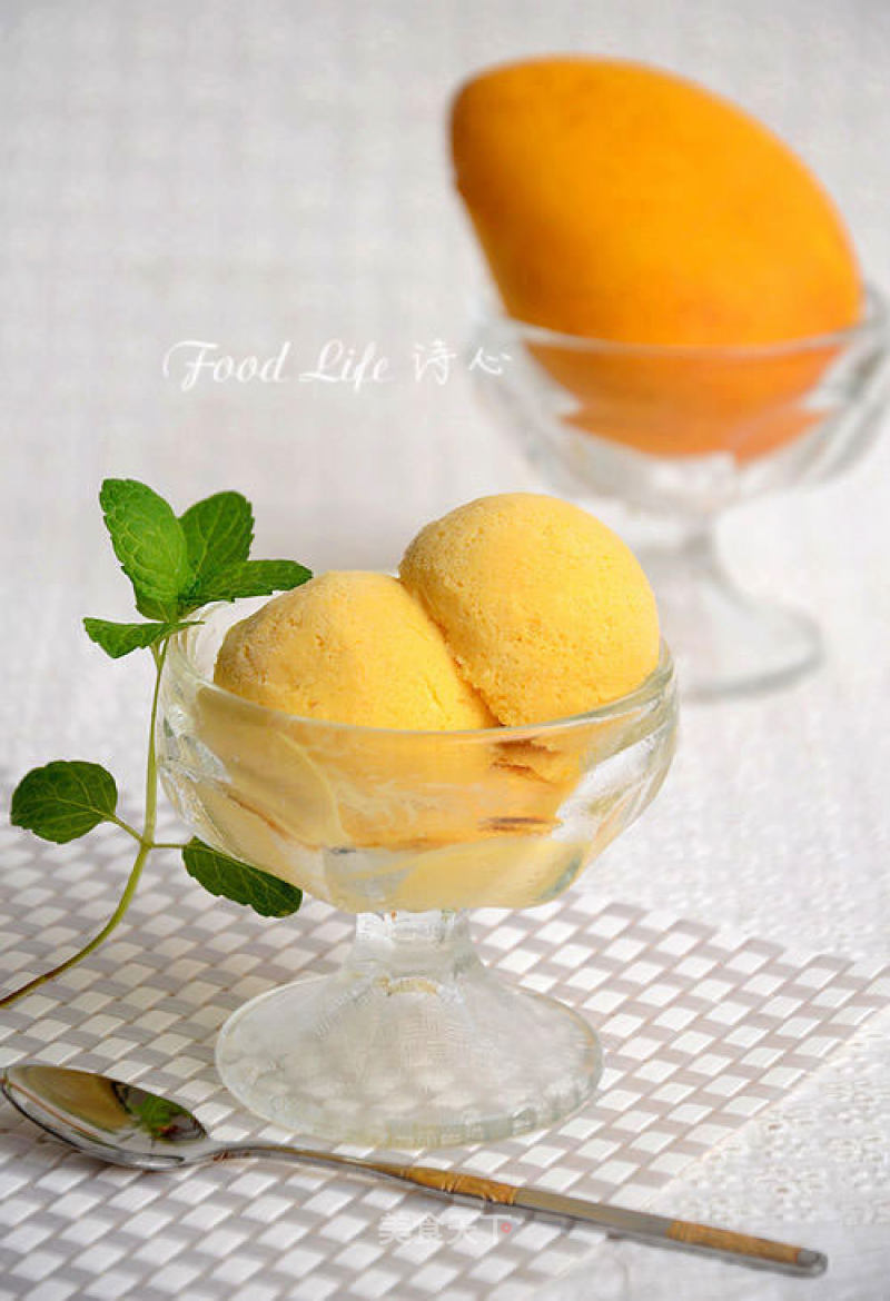 【mango Ice Cream】 recipe