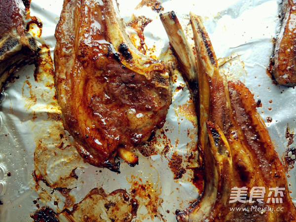 Roasted Lamb Chops with Honey Sauce recipe