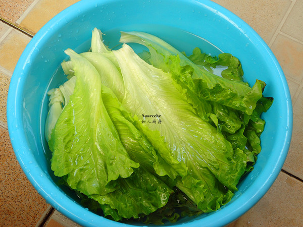 Stir-fried Lettuce with Mushrooms recipe