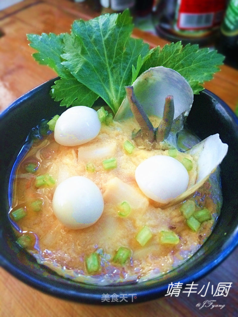 Steamed Seafood Tea Bowl recipe