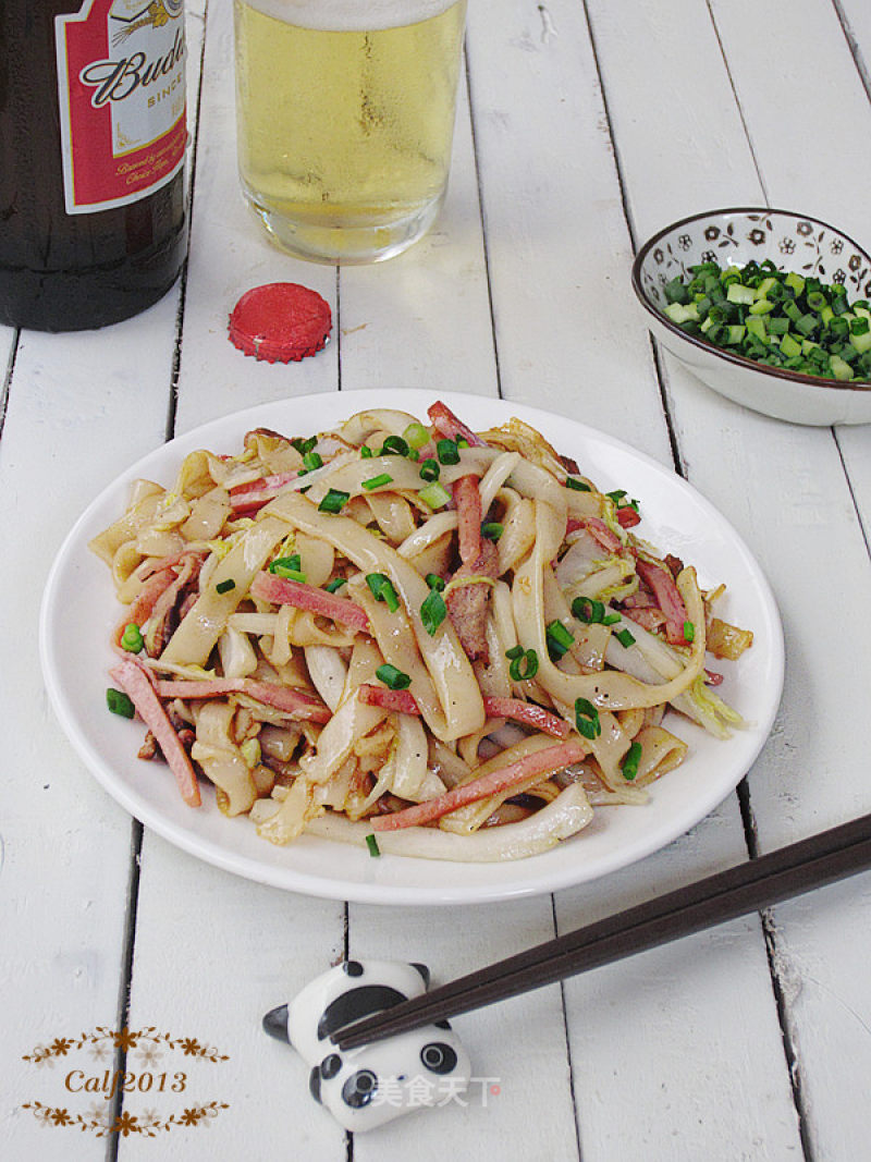 Stir Fried Hor Fun with Three Silks recipe