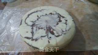 Rice Cooker Zebra Pattern Naked Cake recipe