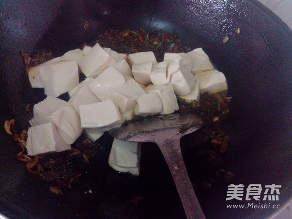 Tofu with Dried Vegetables recipe