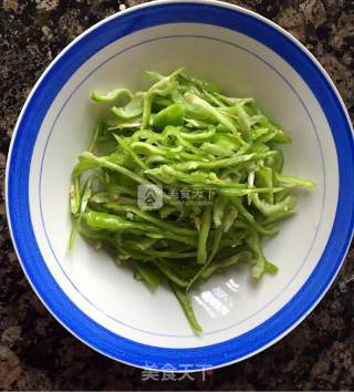 Green Pepper Shredded Pork recipe