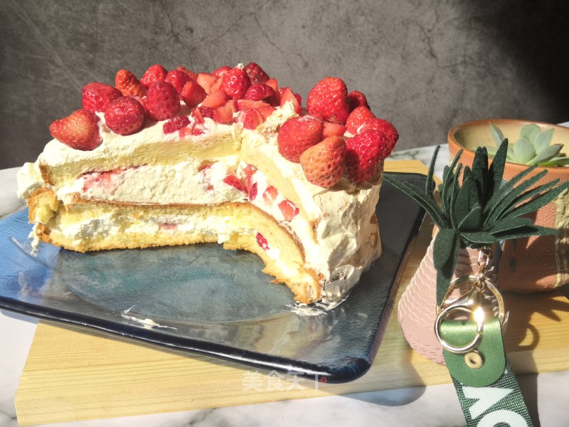 Strawberry Cream Cake recipe