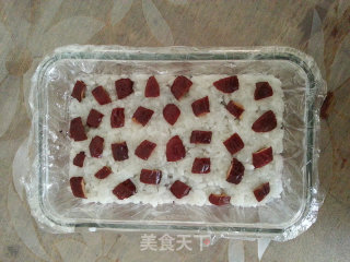 Black Rice and Red Dates Glutinous Rice Cake recipe