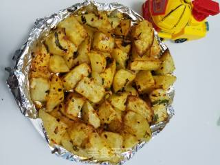 "summer Lazy Meal" Scallion and Potato Wedge (air Fryer) recipe