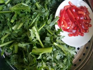 #快手懒人饭#fried Chrysanthemum Chrysanthemum recipe