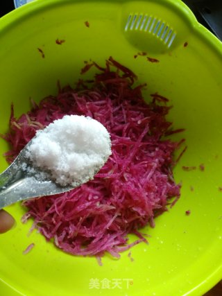 Sweet and Sour Red Radish recipe