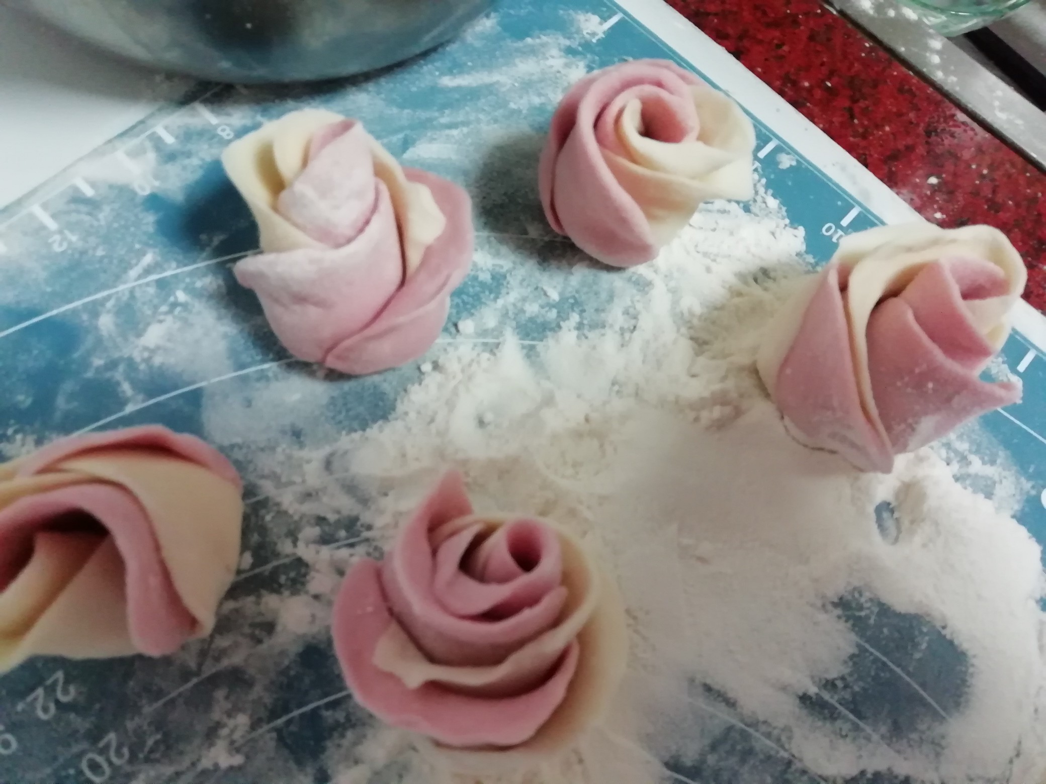 Rose Flower Buns recipe