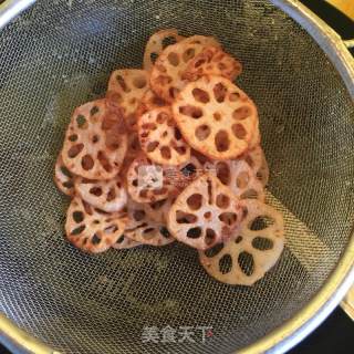 Fried Crispy Lotus Root recipe