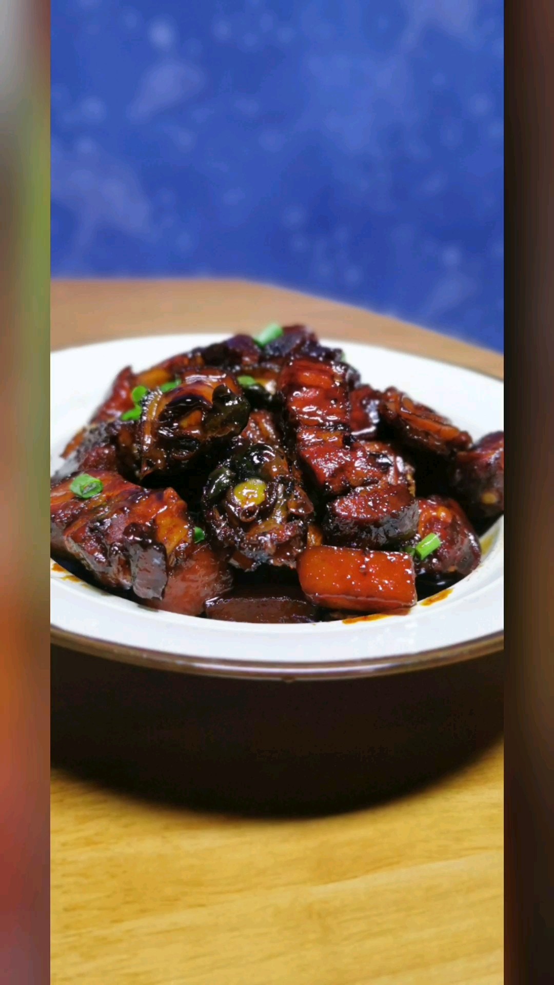 Braised Baby Abalone with Pork Belly recipe