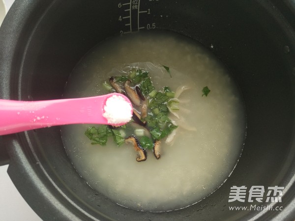 Mushroom Chicken Soup Congee recipe