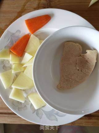 Pan-fried Foie Gras and Mashed Potatoes Baby Food Supplement recipe