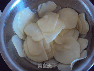 Microwave Version Homemade Potato Chips recipe