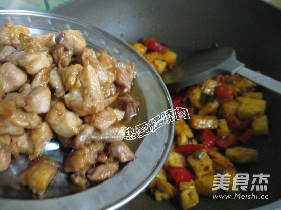 Fish Flavored Pineapple Chicken recipe