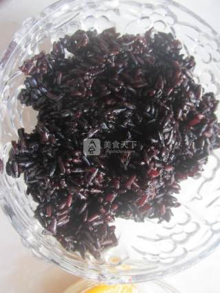 Black Rice Sweet Pizza recipe