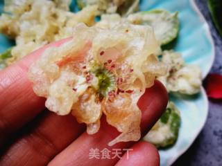 Fried Pear Blossom recipe