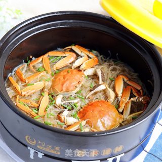 Hairy Crab Vermicelli in Clay Pot recipe