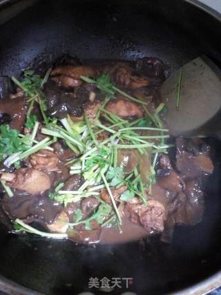 Stewed Chicken with Mountain Mushrooms recipe